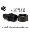 Thread adapter 1/2"x20 UNF for Walther cal.22